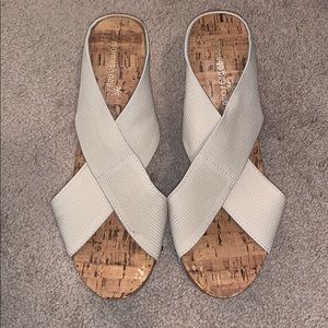 Elastic Strappy Sandals